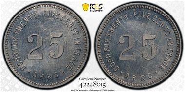 (1935-36) 25C Alaska RRC Bingle MS63