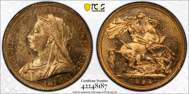 1894-M Sov S-3875 MS62