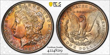 1887 $1 MS65