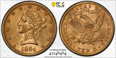 1894 $10 MS61
