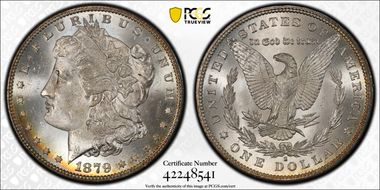 1879-S $1 MS65