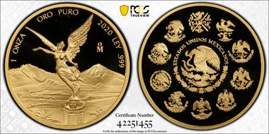 2020-Mo Onza Libertad Gold PR69DCAM