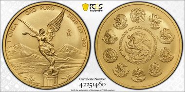 2020-Mo Onza Libertad Gold MS69