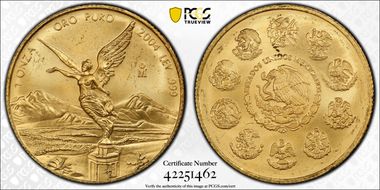 2004-Mo Onza Libertad Gold MS64