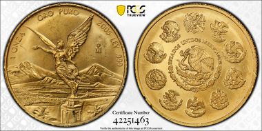 2005-Mo Onza Libertad Gold MS64