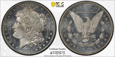 1884 $1 MS63DMPL