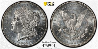 1904-O $1 MS62PL