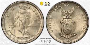 1945-D/D 10C Allen 9.05a MS65