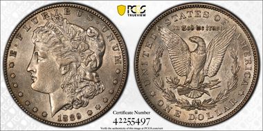 1889-S $1 AU50