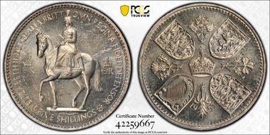 1953 Crown S-4136 Coronation MS63