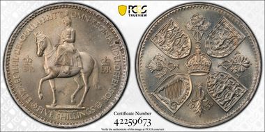 1953 Crown S-4136 Coronation MS65