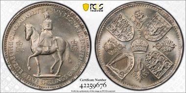 1953 Crown S-4136 Coronation MS66