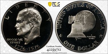 1976-S $1 Clad Type 1 PR69DCAM