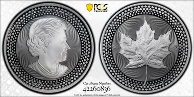 2019 $5 Maple Leaf Silver Modified PR Pride of Two Nations, U.S. Set PR70