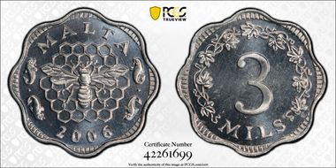 2006 3 Mils KM-6 MS67