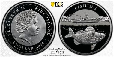 2014 MW $1 Fishing PR70DCAM