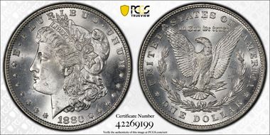 1880 $1 MS65