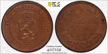 1901 2 St KM-23.1 MS63BN