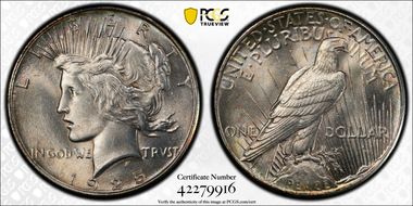 1925 $1 MS63