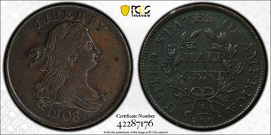 1808/7 1/2C C-2 AU55BN