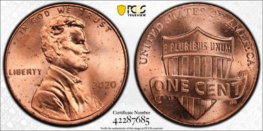 2020 1C Shield MS65RD