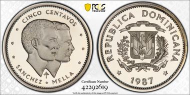 1987 5C Fitchee Cross PR69DCAM