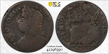 1787 CT 1/2P Draped Bust Left G6BN