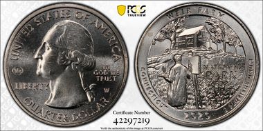 2020-W 25C Weir Farm NP V75 MS65