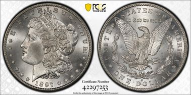 1897-S $1 MS65+