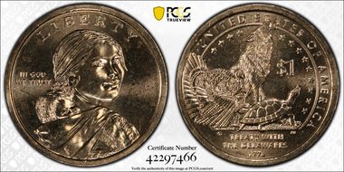 2013-D $1 Native American, Position A MS65