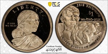 2018-S $1 Native American PR65DCAM