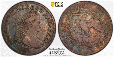 1797 10C 16 Stars VF20