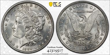 1889 $1 MS63