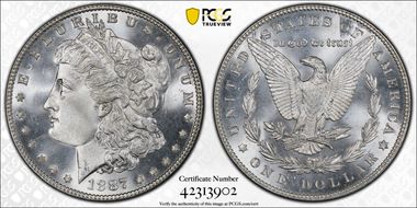 1887 $1 MS67+