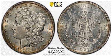 1884-S $1 AU58