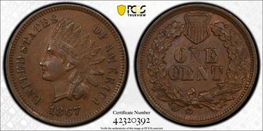 1867 1C AU55BN