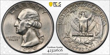 1939 25C MS63
