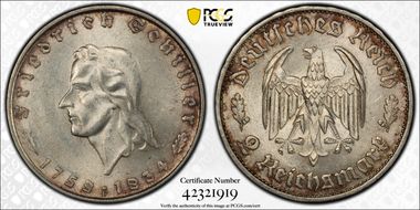 1934-F 2 Mk Schiller J-358 MS62