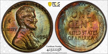 1956 1C MS64BN