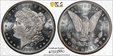 1885 $1 MS65