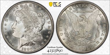 1880-S $1 MS66