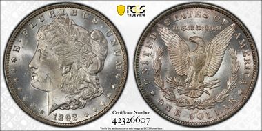 1892-O $1 MS64+