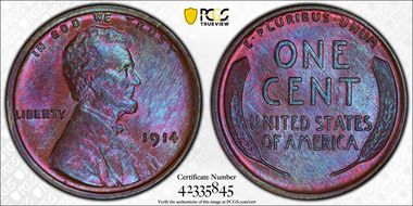 1914 1C MS65BN
