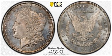 1891-CC $1 MS63