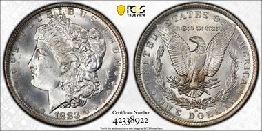 1883-O $1 MS64