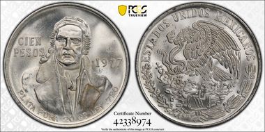 1977-Mo 100 P Low 77 KM-483.1 MS66