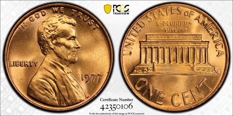 Cert 42350106 - Coin Image