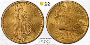 1915 $20 MS64