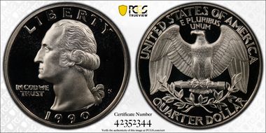 1990-S 25C DDO FS-101 PR69DCAM
