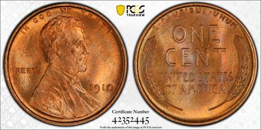 1910 1C MS66RD